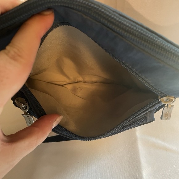 BAGGALLINI Nylon Navy Blue Around Town Crossbody Bag RFID BLOCKING Purse - Picture 5 of 12